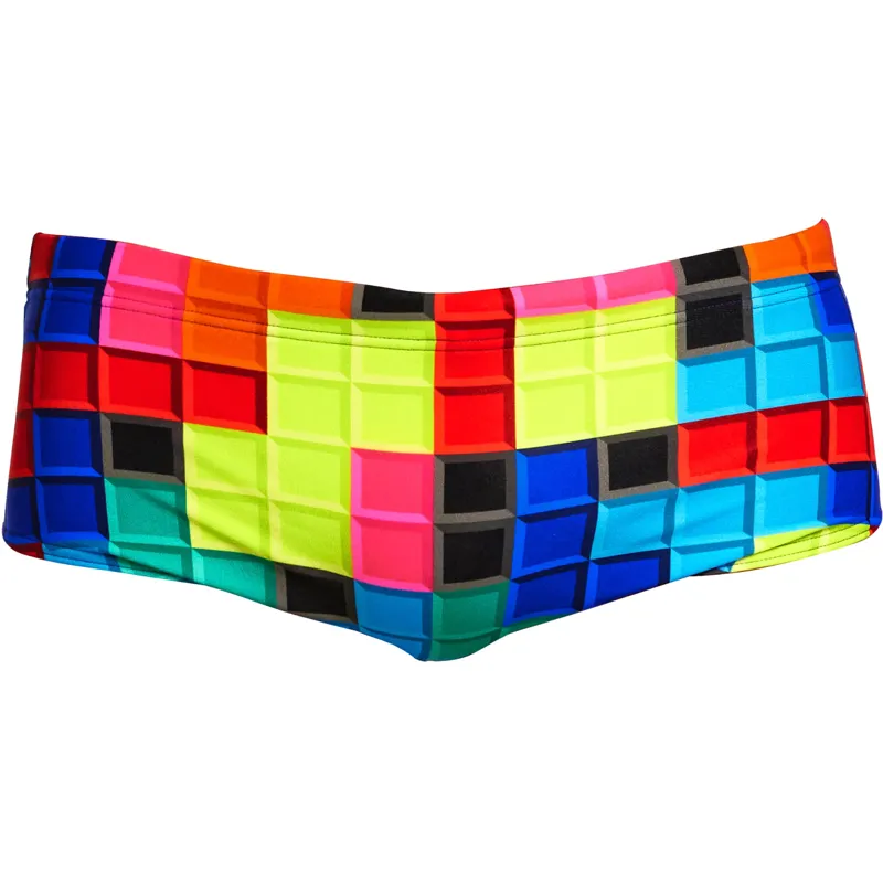 Funky Trunks Men's Sidewinder Trunks Blocked